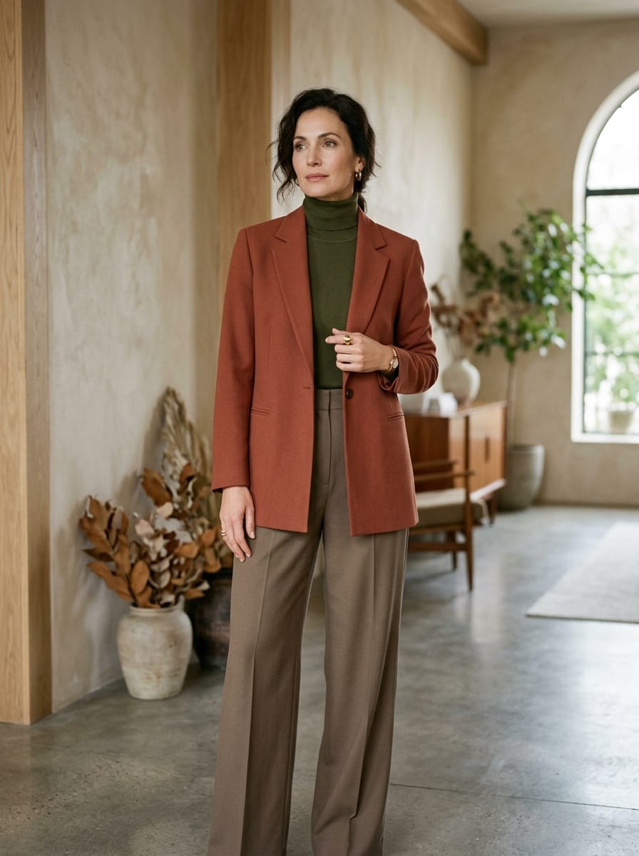 Editorial portrait showcasing luxury design aesthetic